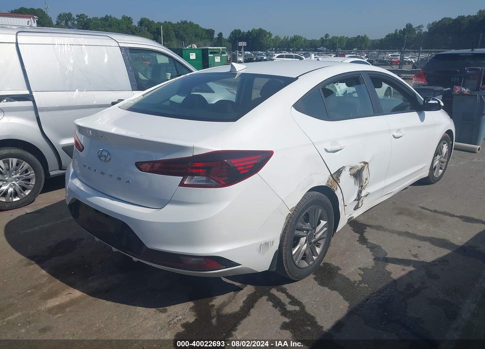 2019 HYUNDAI ELANTRA SEL VIN: 5NPD84LF2KH428143