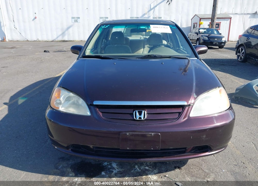 2001 HONDA CIVIC EX VIN: 2HGES26731H565681