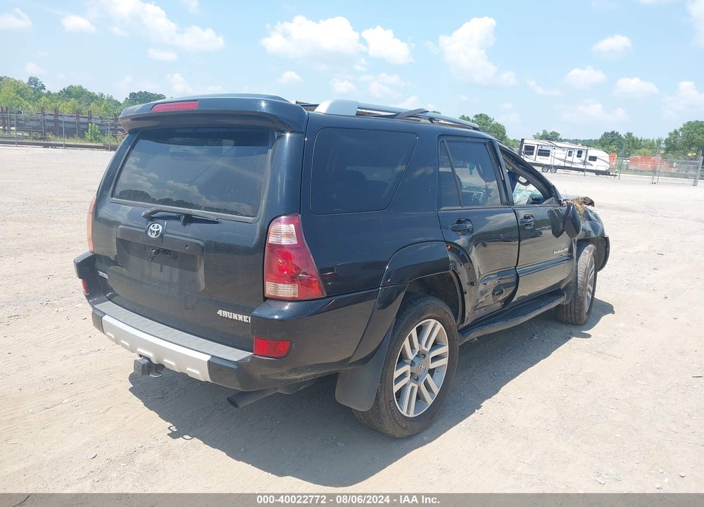 2005 TOYOTA 4RUNNER SR5 SPORT V6 VIN: JTEBU14R158047554