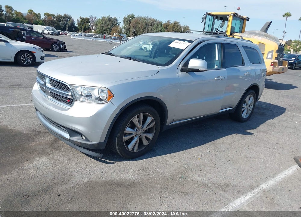2012 DODGE DURANGO CREW VIN: 1C4SDJDT4CC362200