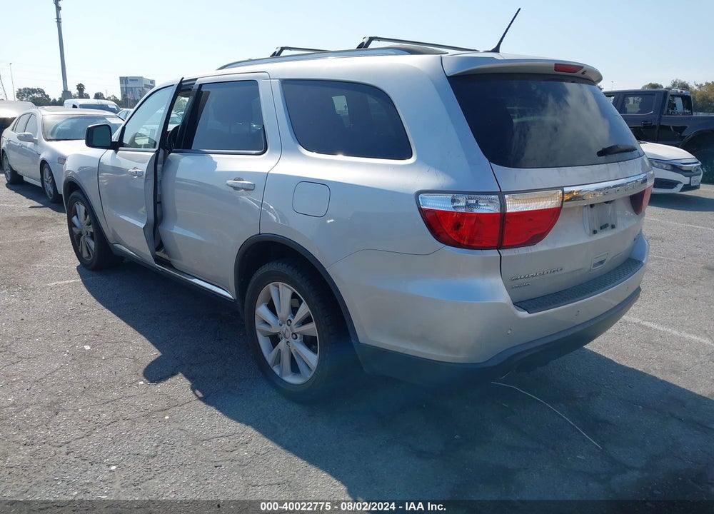 2012 DODGE DURANGO CREW VIN: 1C4SDJDT4CC362200