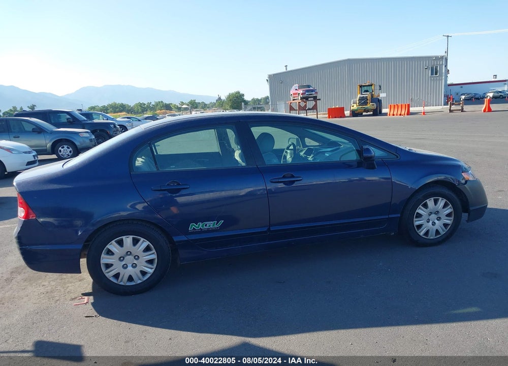2007 HONDA CIVIC GX VIN: 1HGFA46527L000738