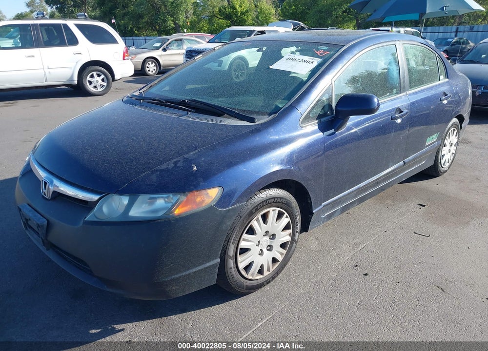2007 HONDA CIVIC GX VIN: 1HGFA46527L000738