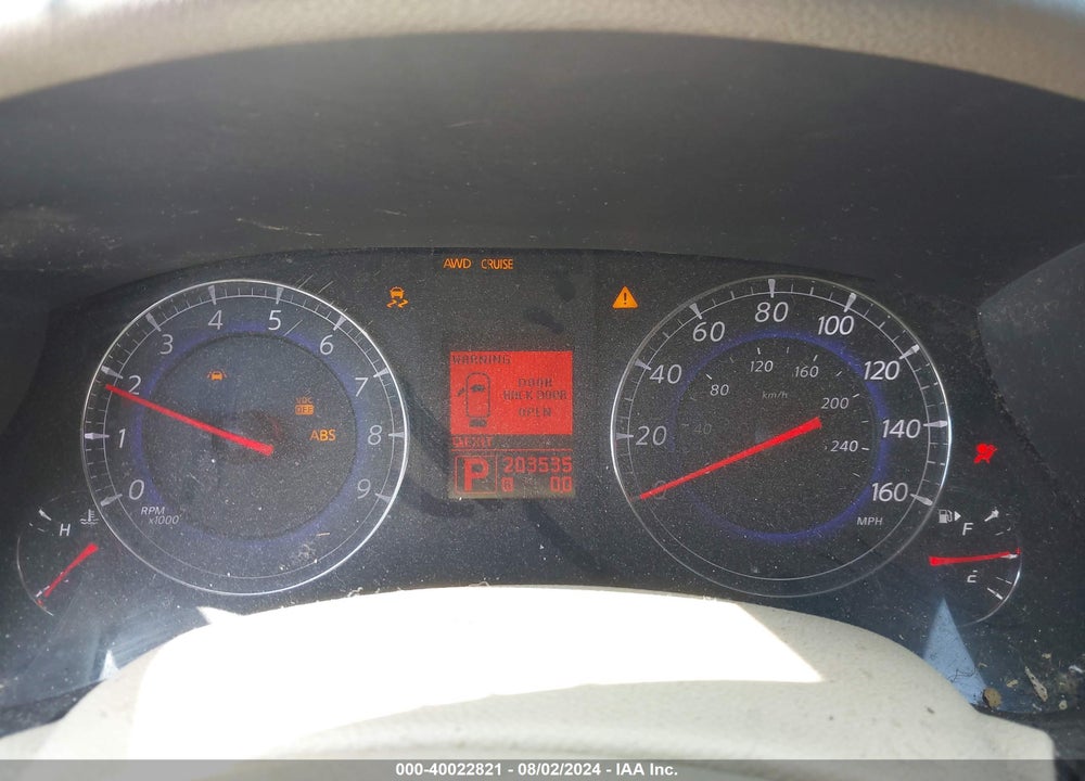 2008 INFINITI EX35 JOURNEY VIN: JNKAJ09F28M354551
