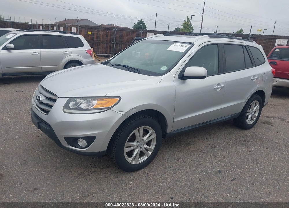 2012 HYUNDAI SANTA FE SE VIN: 5XYZHDAG5CG168119