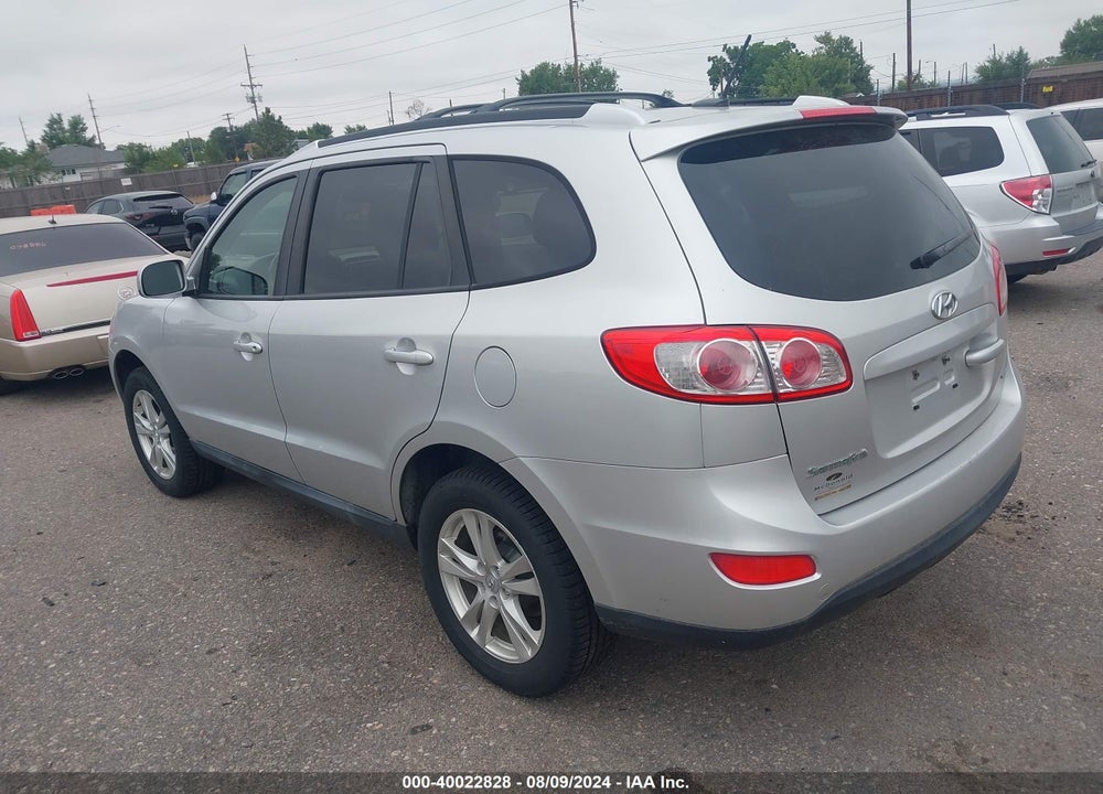 2012 HYUNDAI SANTA FE SE VIN: 5XYZHDAG5CG168119