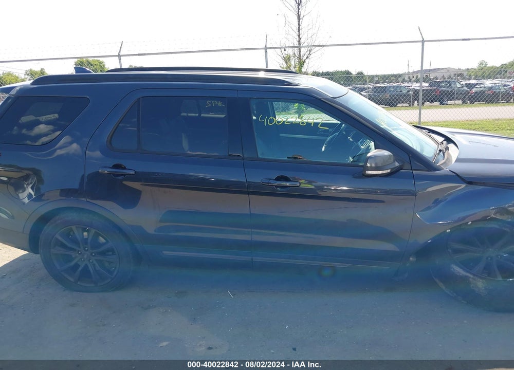 2017 FORD EXPLORER XLT VIN: 1FM5K8D82HGD94386