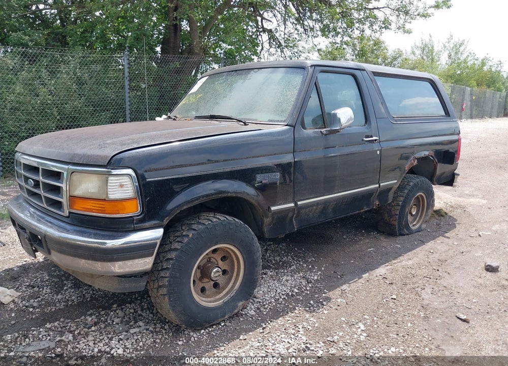1996 FORD BRONCO U100 VIN: 1FMEU15H3TLB78952