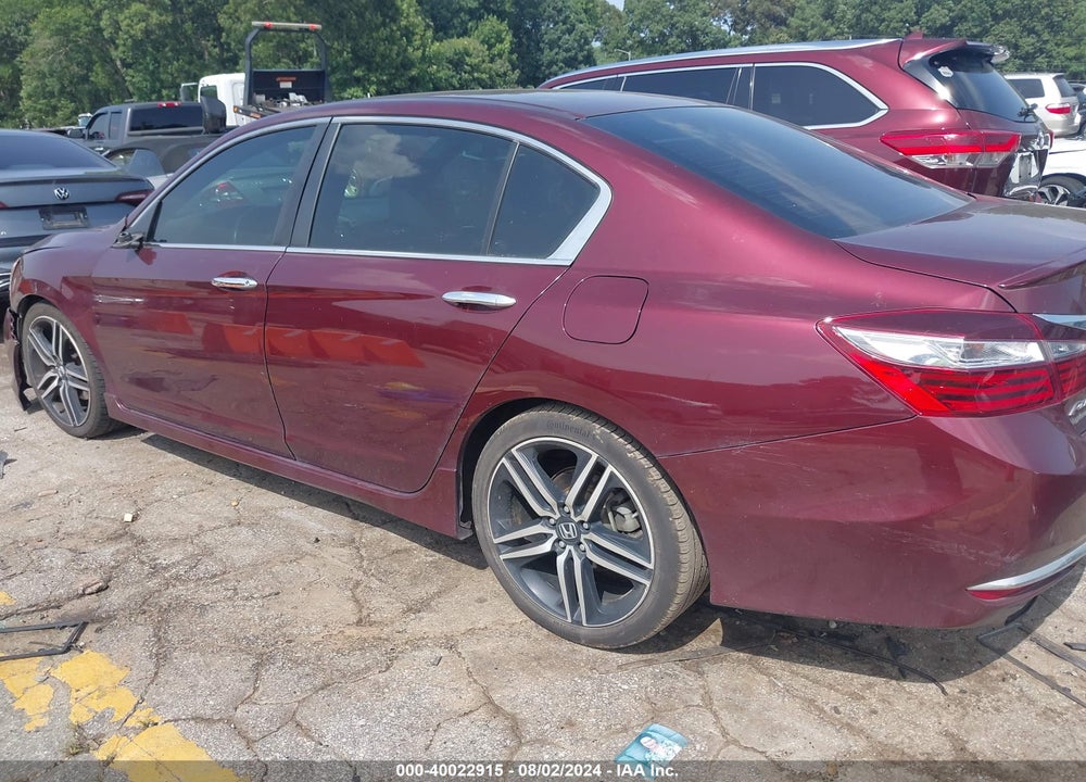 2016 HONDA ACCORD SPORT VIN: 1HGCR2F54GA116079