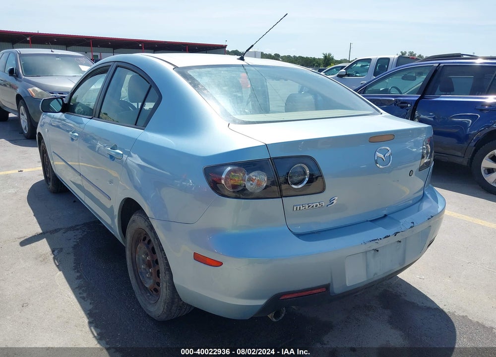 2007 MAZDA 3 I SPORT VIN: JM1BK12F771650927