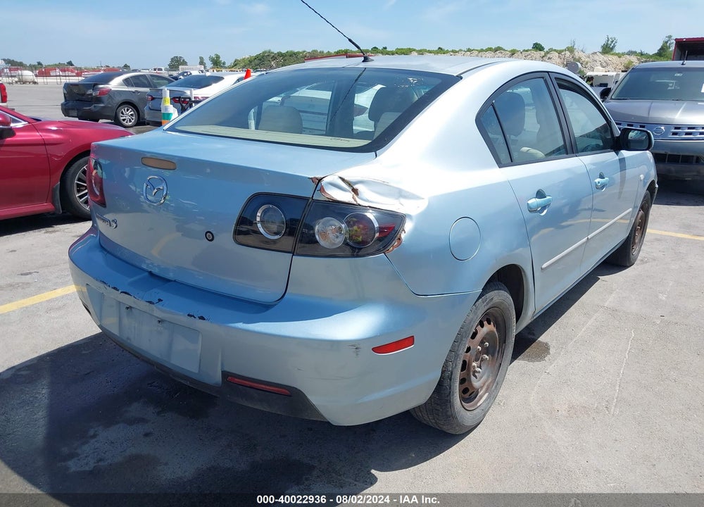 2007 MAZDA 3 I SPORT VIN: JM1BK12F771650927