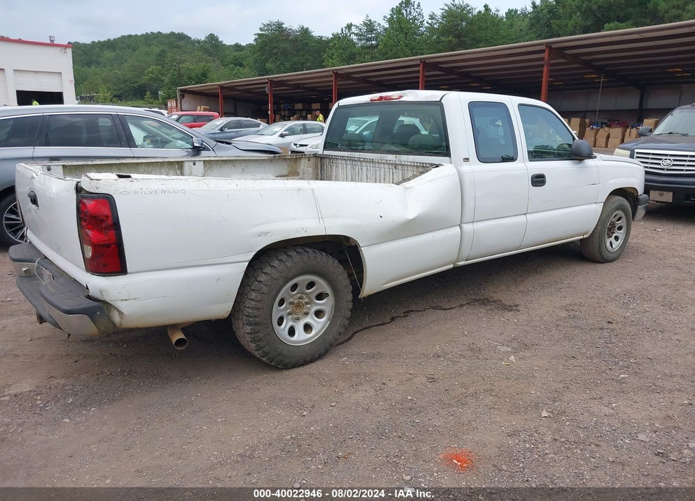 2005 CHEVROLET SILVERADO 1500 WORK TRUCK VIN: 1GCEC19T55E234127