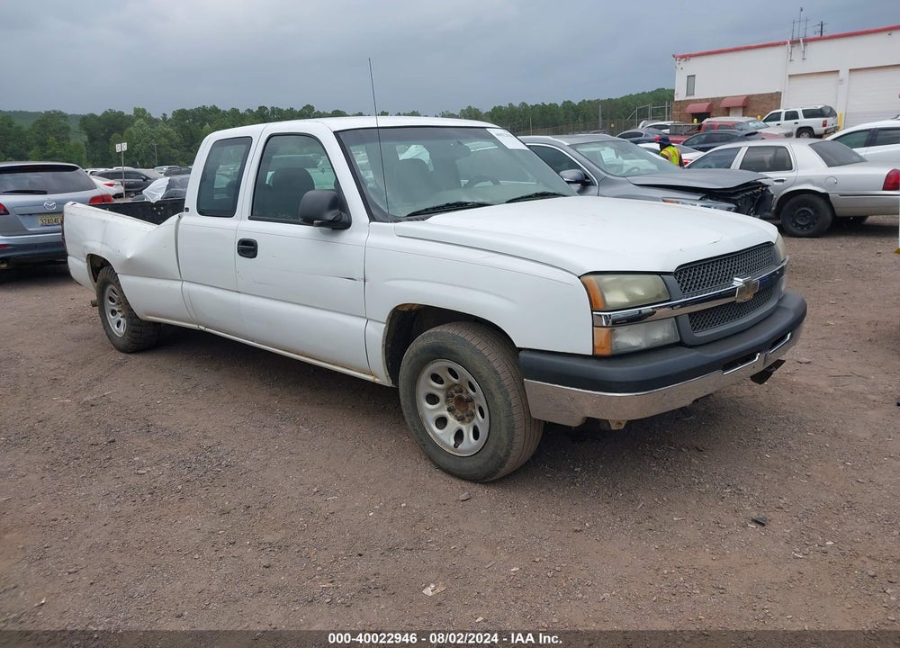 2005 CHEVROLET SILVERADO 1500 WORK TRUCK VIN: 1GCEC19T55E234127