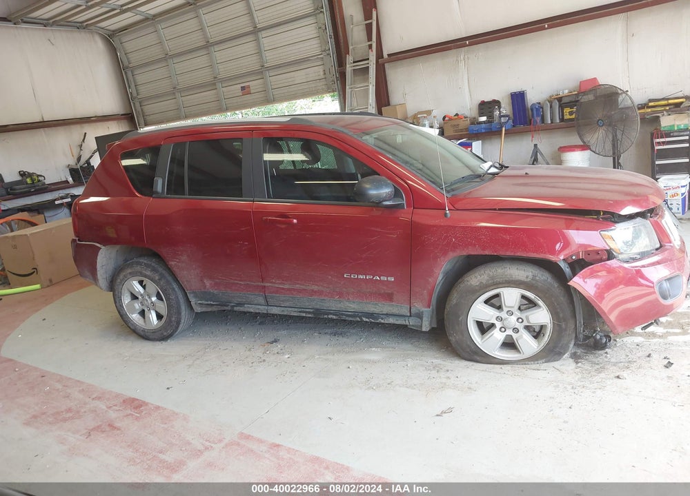 2016 JEEP COMPASS SPORT VIN: 1C4NJCBB2GD765104