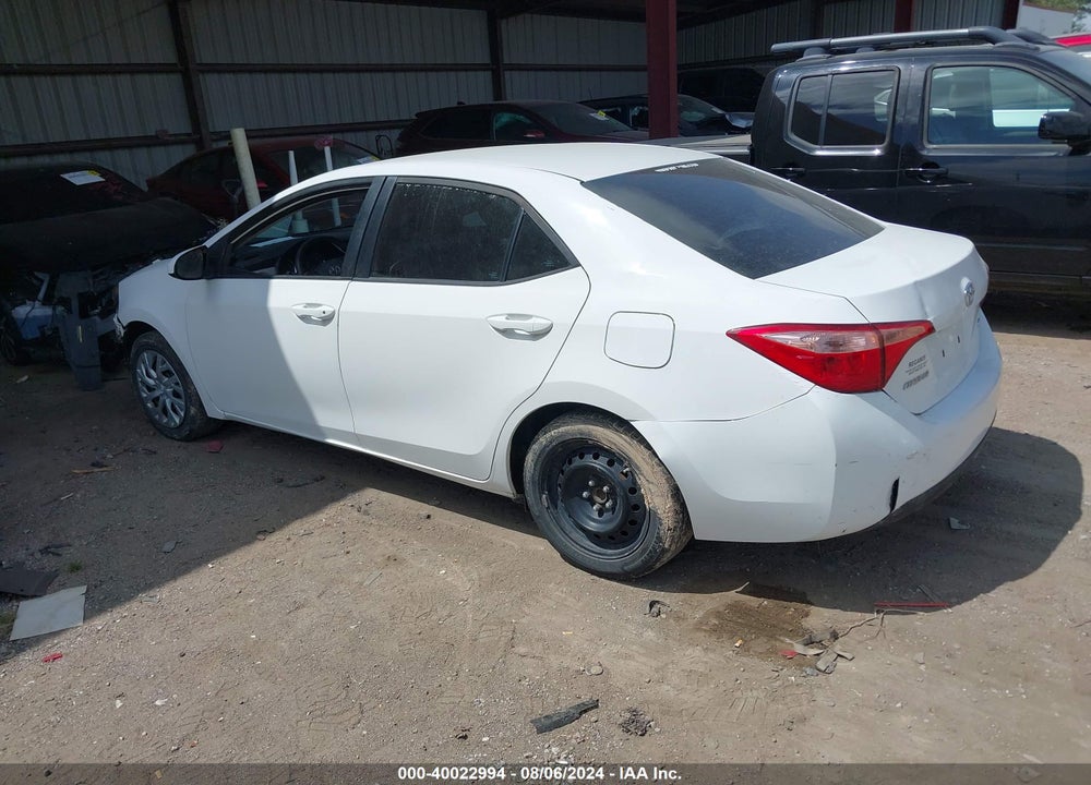 2019 TOYOTA COROLLA LE VIN: 5YFBURHEXKP927419