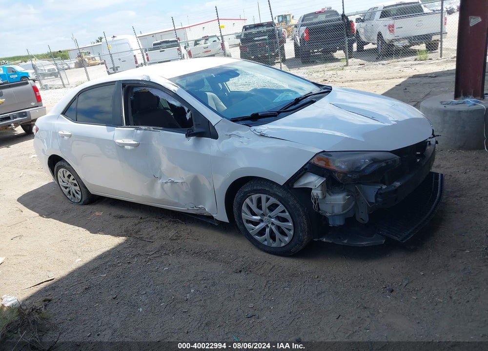 2019 TOYOTA COROLLA LE VIN: 5YFBURHEXKP927419