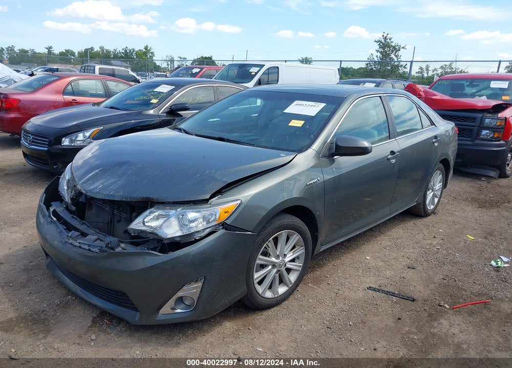 2012 TOYOTA CAMRY HYBRID XLE VIN: 4T1BD1FK4CU009210