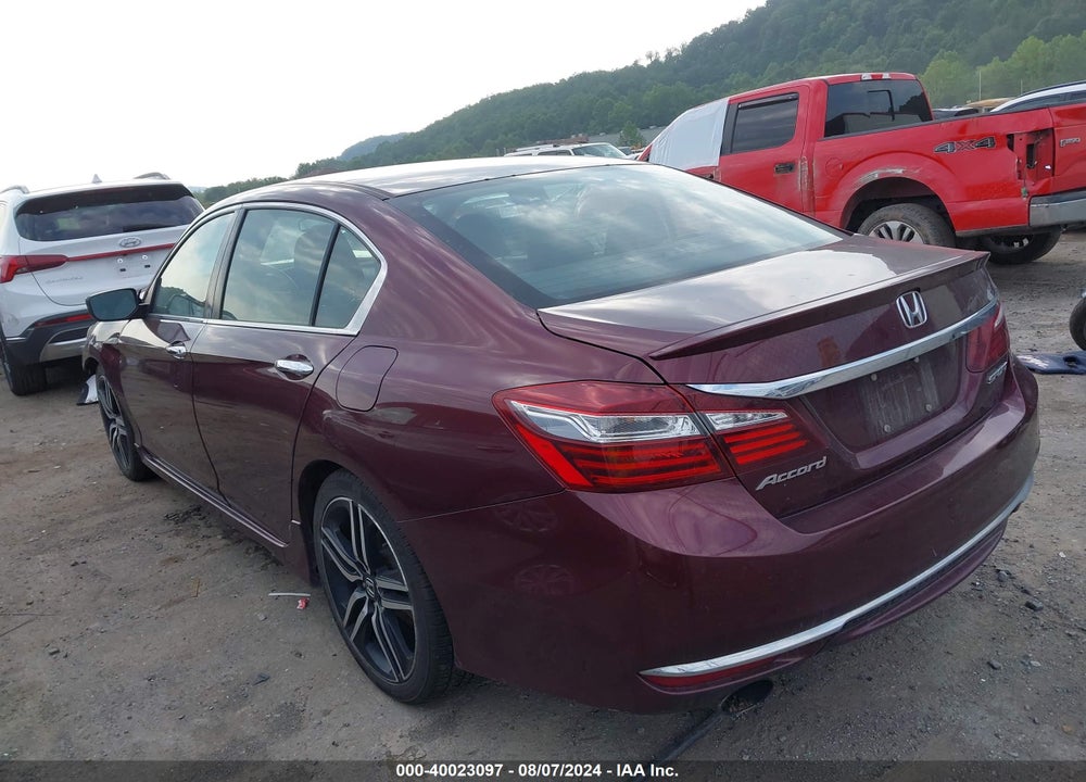 2016 HONDA ACCORD SPORT VIN: 1HGCR2F52GA202832