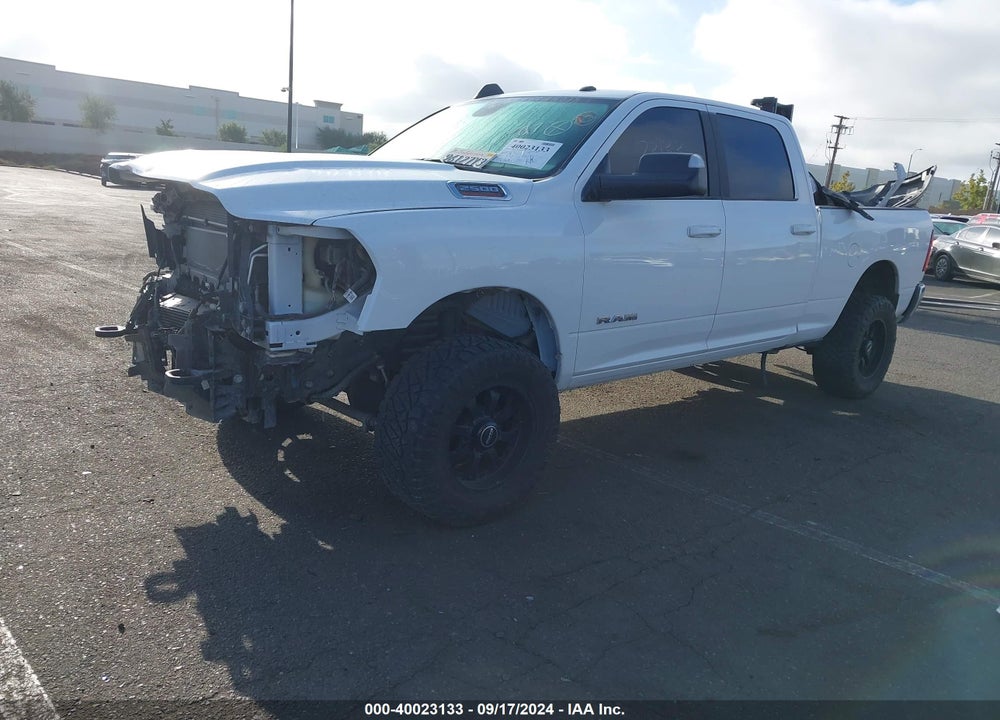 2021 RAM 2500 BIG HORN 4X4 6'4 BOX VIN: 3C6UR5DL1MG628327