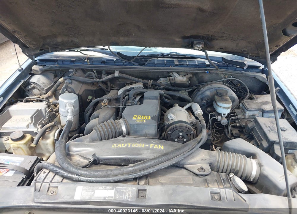 1998 CHEVROLET S-10 FLEETSIDE VIN: 1GCCS1447W8144522