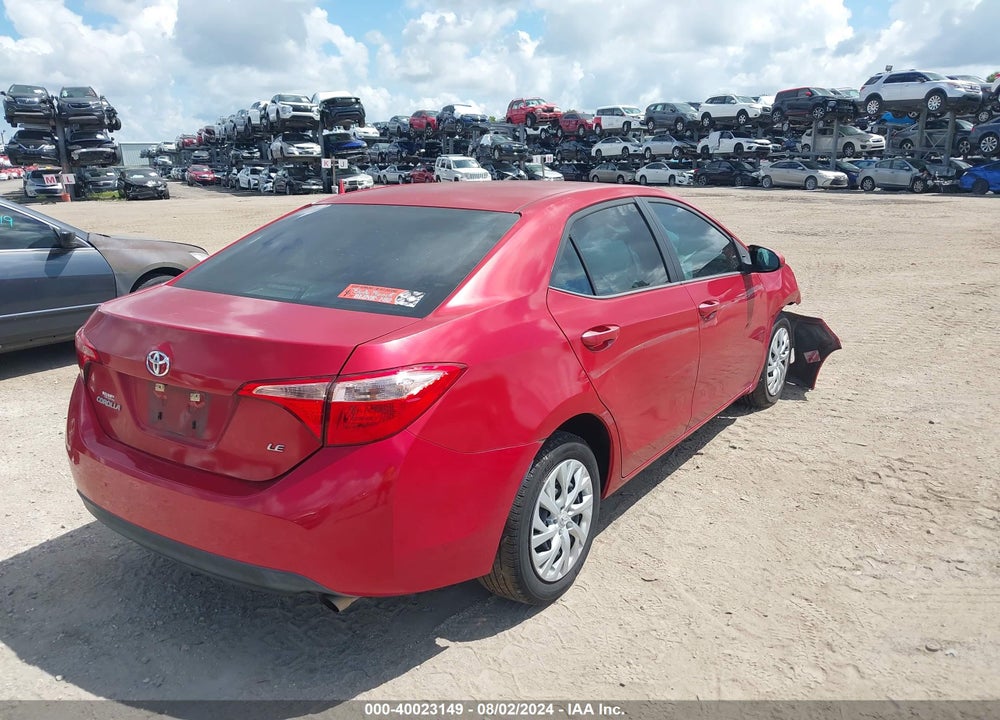 2017 TOYOTA COROLLA LE VIN: 5YFBURHE9HP711800