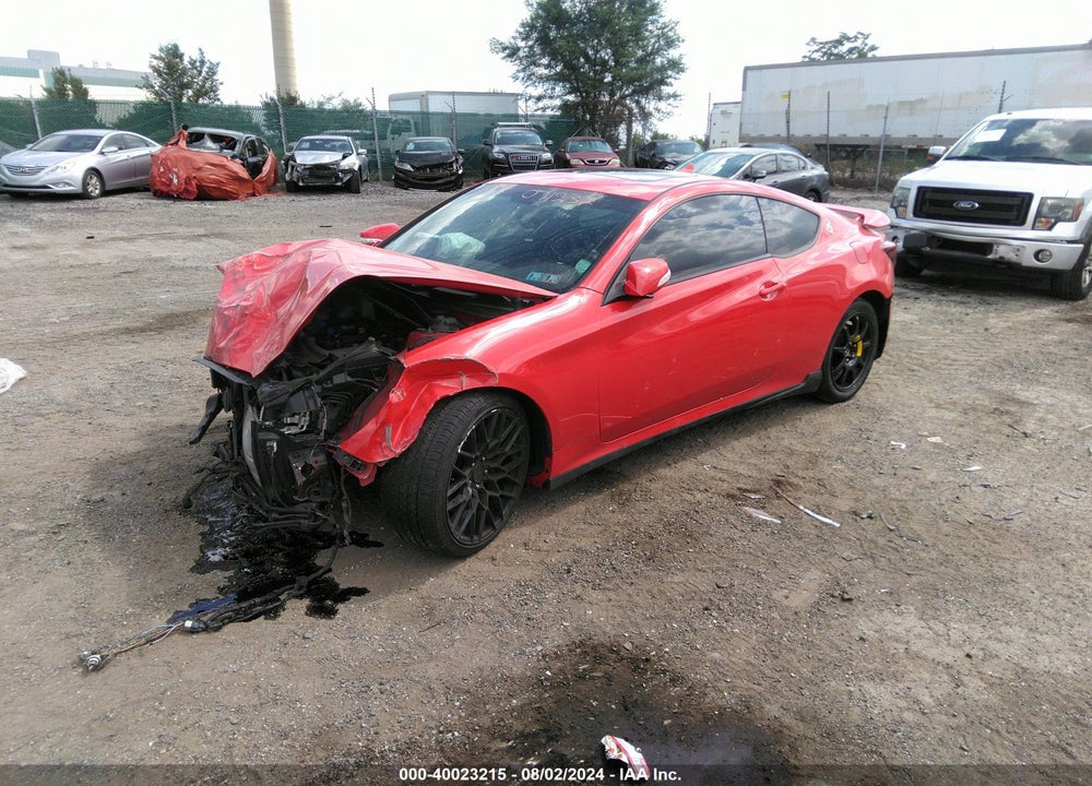 2012 HYUNDAI GENESIS 3.8 TRACK VIN: KMHHU6KH3CU071232
