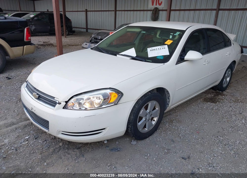 2007 CHEVROLET IMPALA LT VIN: 2G1WT55N379331523