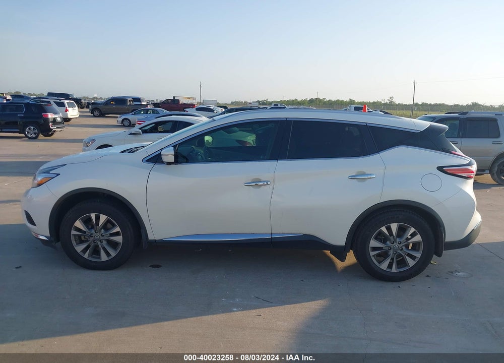 2015 NISSAN MURANO SL VIN: 5N1AZ2MG6FN248600