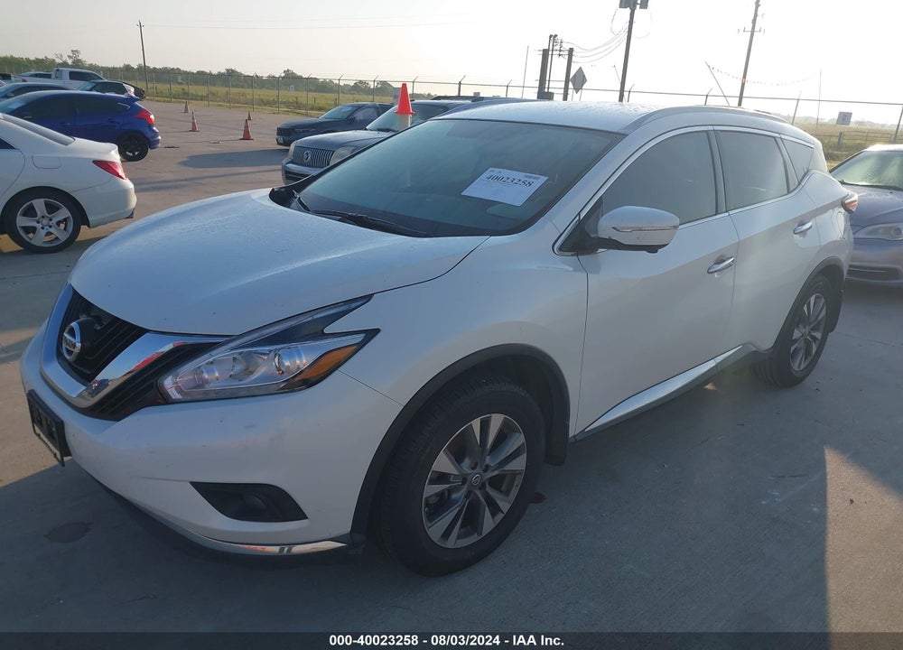2015 NISSAN MURANO SL VIN: 5N1AZ2MG6FN248600
