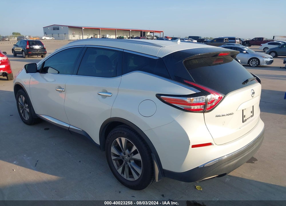 2015 NISSAN MURANO SL VIN: 5N1AZ2MG6FN248600