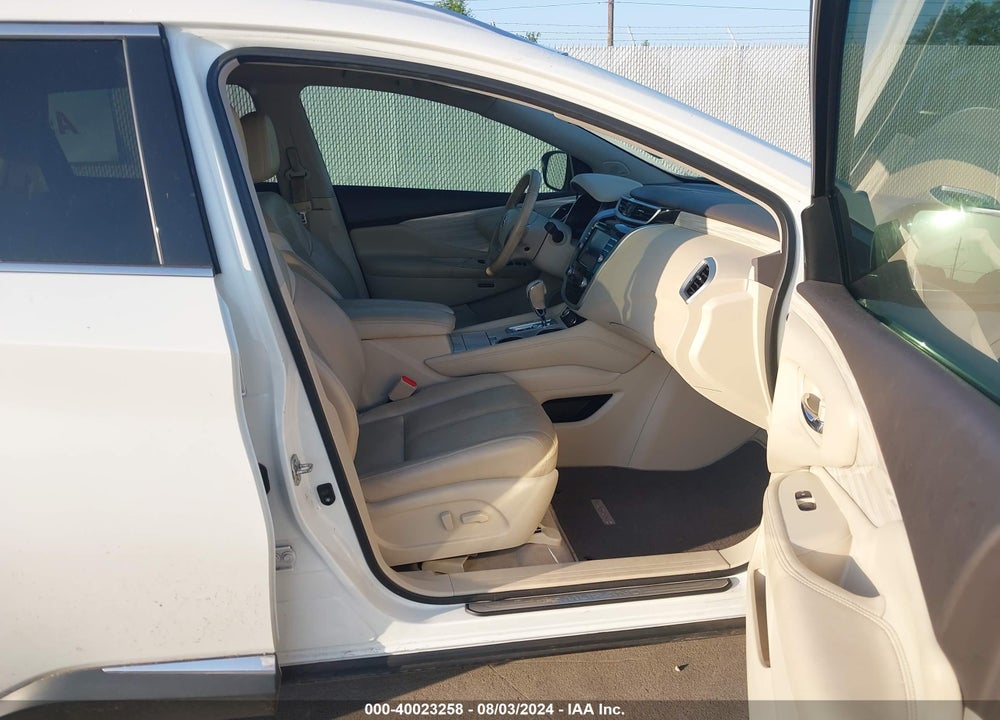 2015 NISSAN MURANO SL VIN: 5N1AZ2MG6FN248600