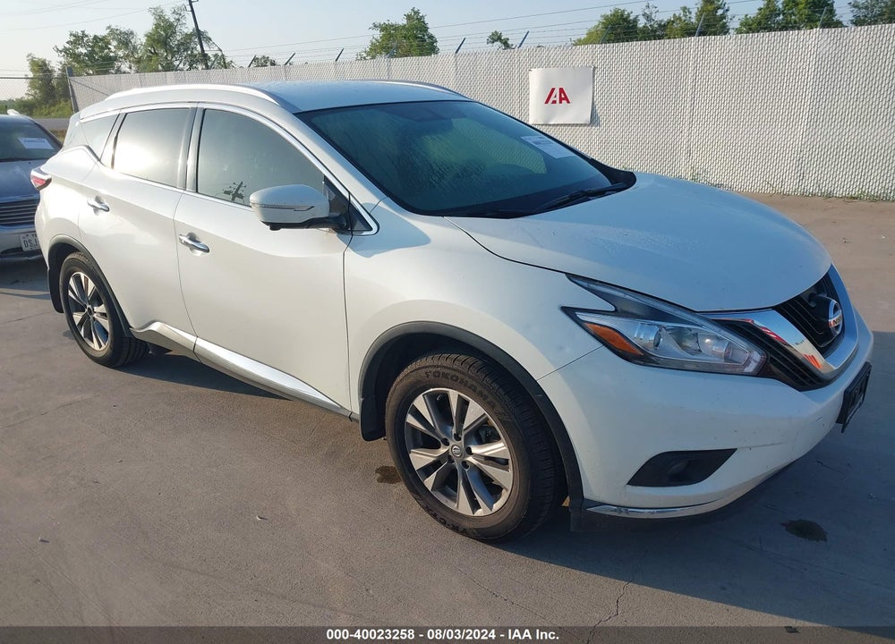 2015 NISSAN MURANO SL VIN: 5N1AZ2MG6FN248600