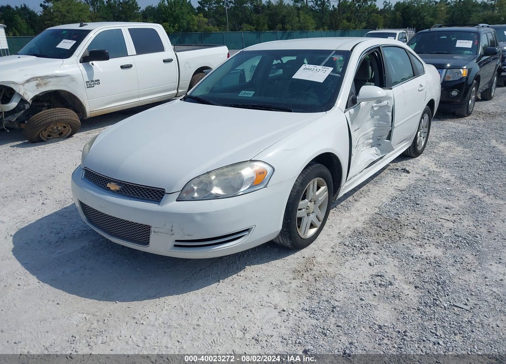 2012 CHEVROLET IMPALA LT VIN: 2G1WG5E36C1302111