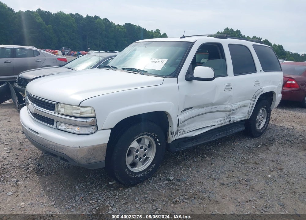 2002 CHEVROLET TAHOE LT VIN: 1GNEK13Z62R287964