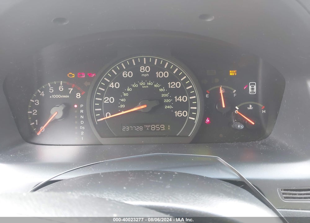 2004 HONDA ACCORD 2.4 EX VIN: 1HGCM56824A095805