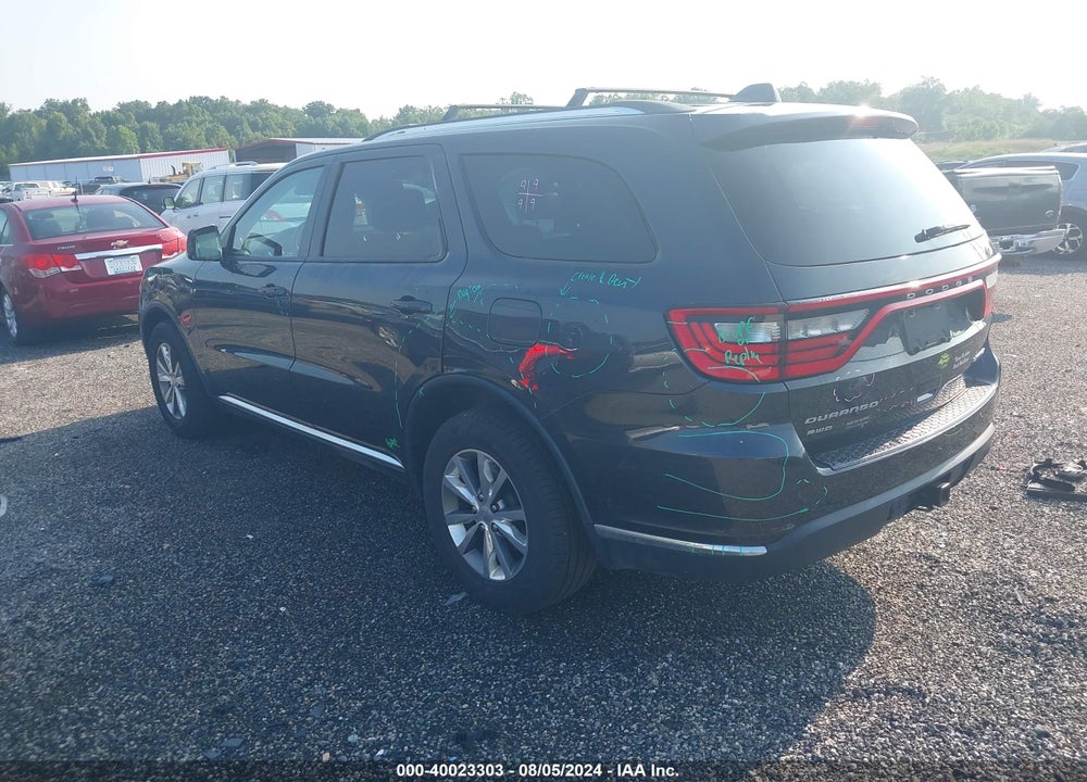 2015 DODGE DURANGO LIMITED VIN: 1C4RDJDG9FC101277