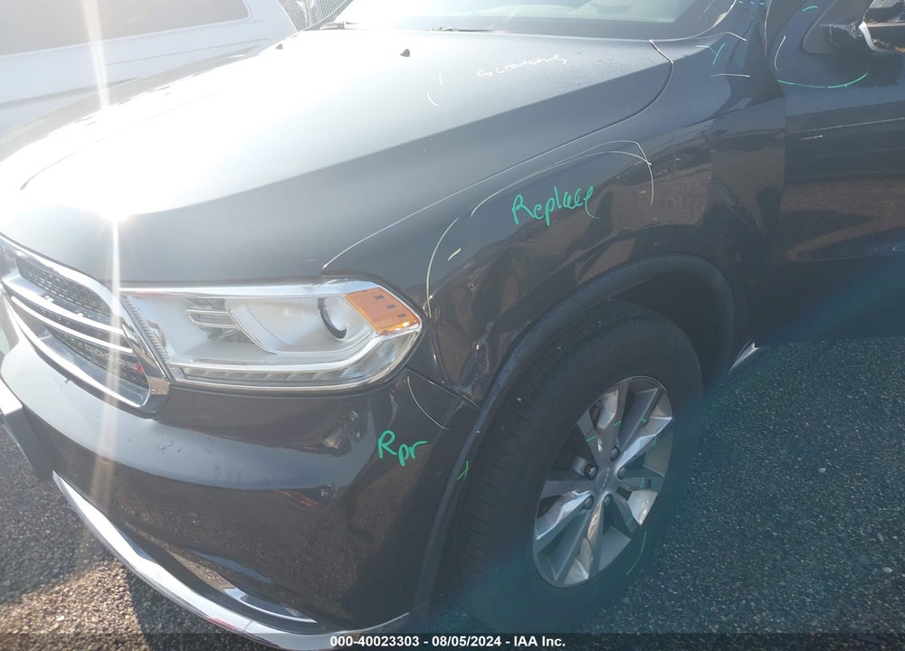 2015 DODGE DURANGO LIMITED VIN: 1C4RDJDG9FC101277