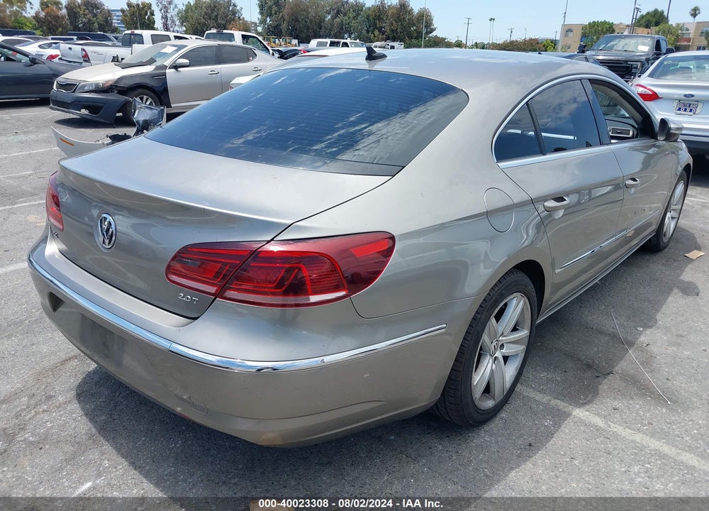 2013 VOLKSWAGEN CC 2.0T SPORT VIN: WVWBP7AN2DE531832