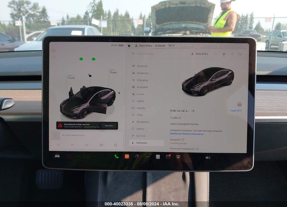 2023 TESLA MODEL 3 REAR-WHEEL DRIVE VIN: 5YJ3E1EA5PF706785