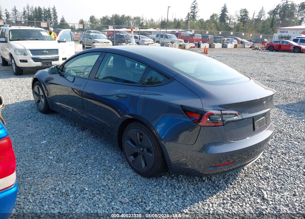 2023 TESLA MODEL 3 REAR-WHEEL DRIVE VIN: 5YJ3E1EA5PF706785