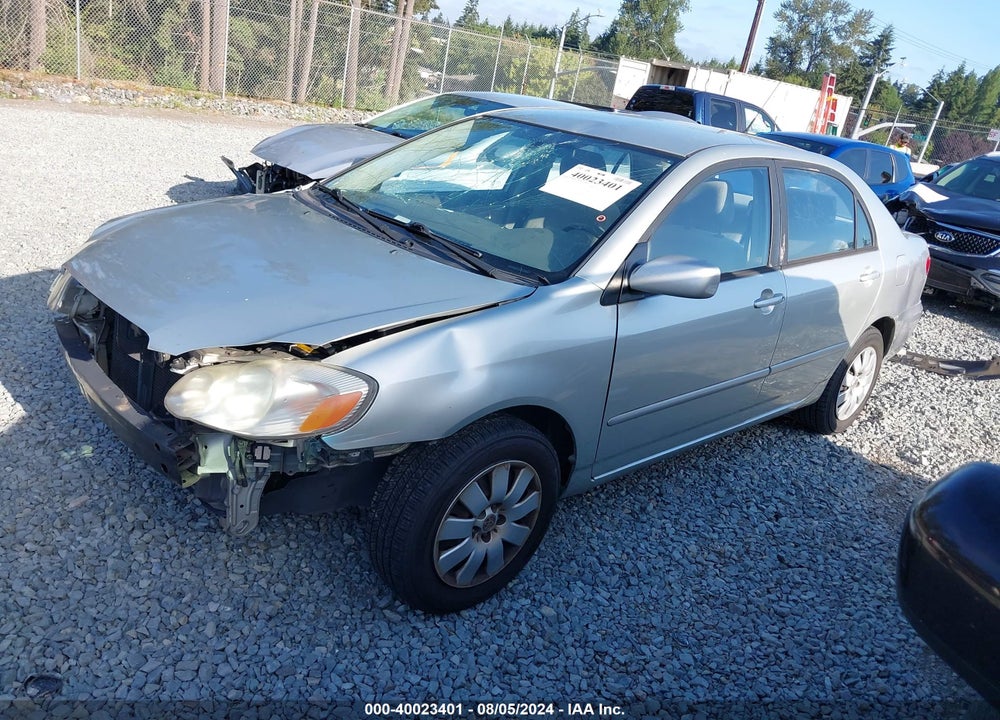2004 TOYOTA COROLLA LE VIN: JTDBR38E142025015