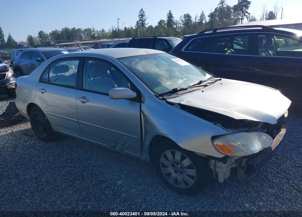 2004 TOYOTA COROLLA LE VIN: JTDBR38E142025015