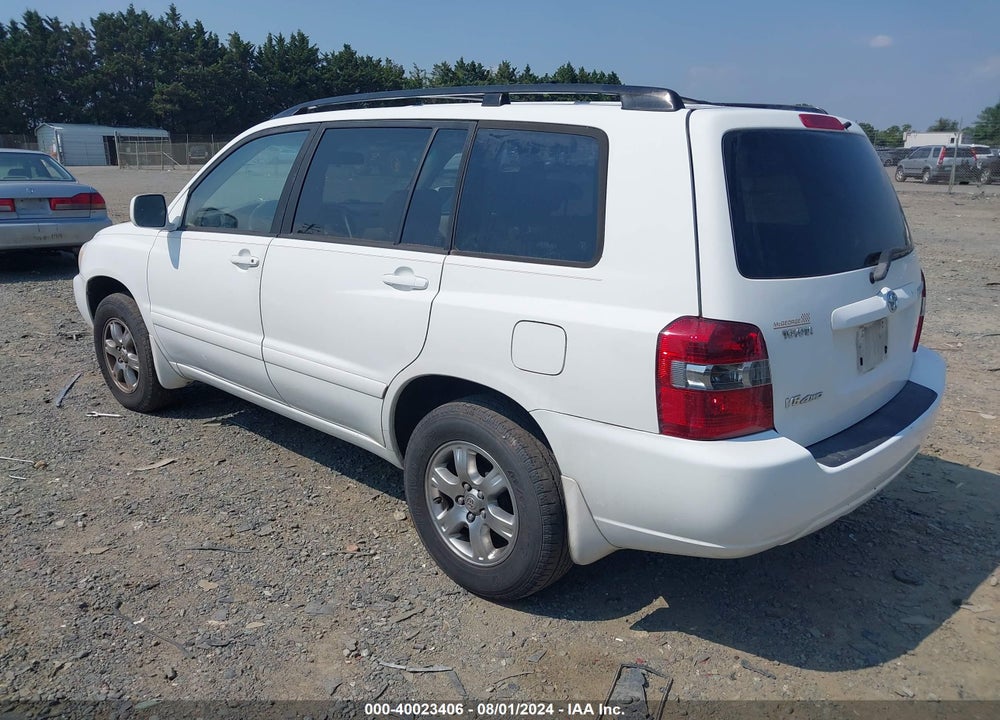 2006 TOYOTA HIGHLANDER V6 VIN: JTEEP21A260149745