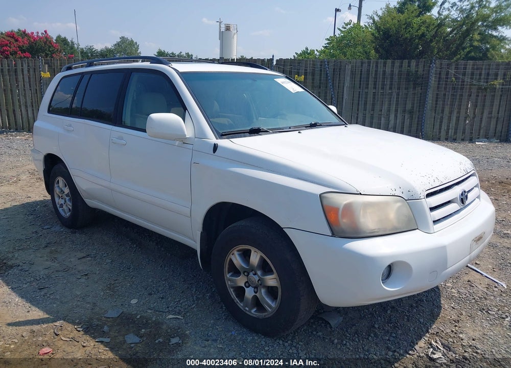 2006 TOYOTA HIGHLANDER V6 VIN: JTEEP21A260149745