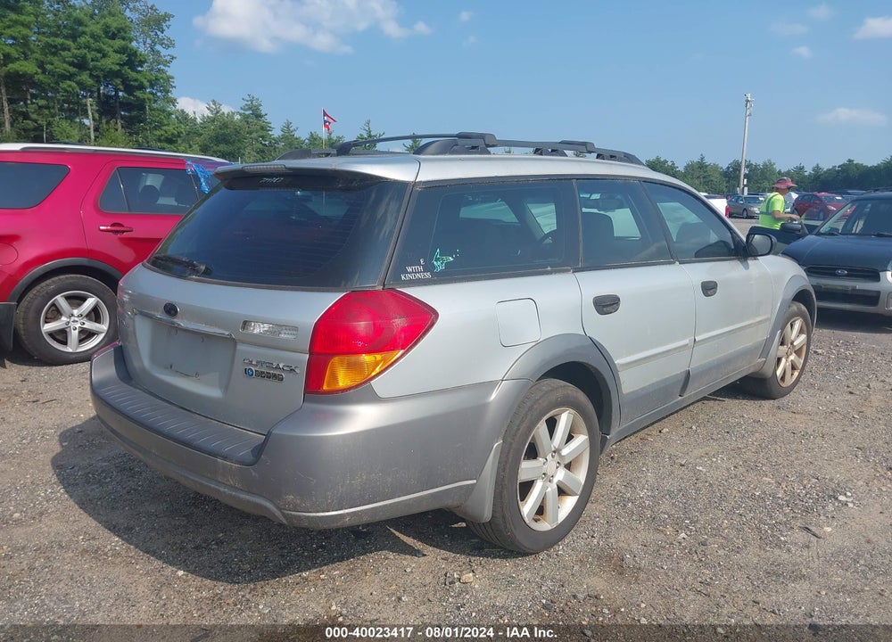 2006 SUBARU OUTBACK 2.5I VIN: 4S4BP61CX67314704