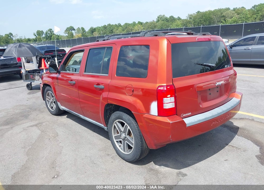 2008 JEEP PATRIOT SPORT VIN: 1J8FT28W28D727580