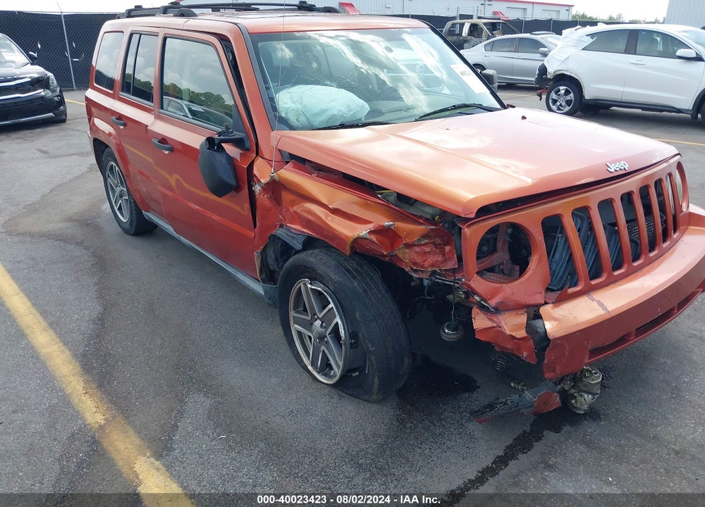2008 JEEP PATRIOT SPORT VIN: 1J8FT28W28D727580
