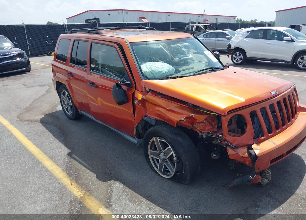 2008 JEEP PATRIOT SPORT VIN: 1J8FT28W28D727580