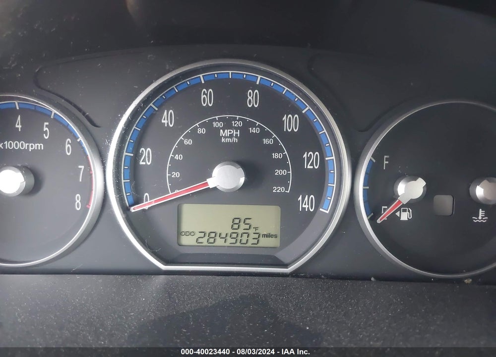 2009 HYUNDAI SANTA FE GLS VIN: 5NMSG13D79H238109