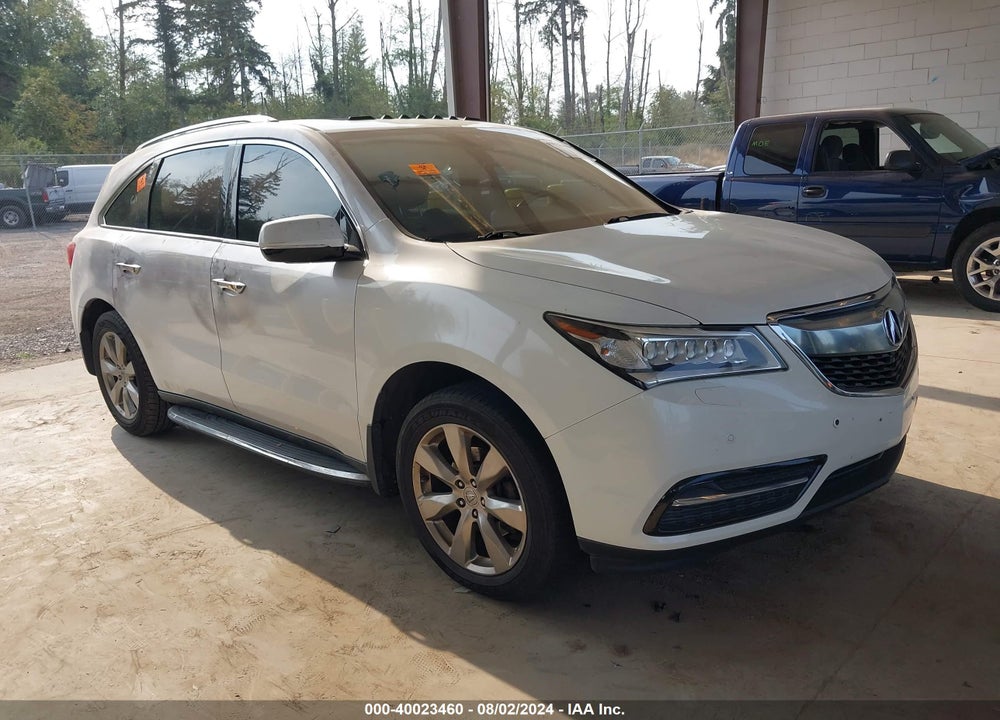 2014 ACURA MDX ADVANCE PKG W/ENTERTAINMENT PKG VIN: 5FRYD4H81EB502371